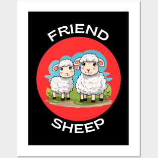 Friendsheep | Friendship Pun Posters and Art